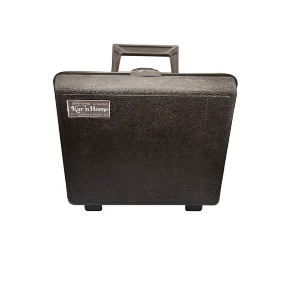 Vintage KAR 'N HOME Portable 120/12V Coffee Pot Maker Travel Kit With Case - Picture 5 of 9